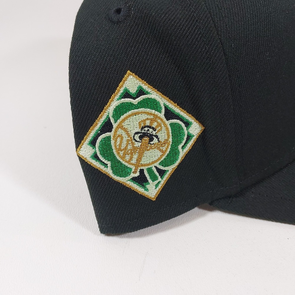 New Era 9SEVENTY New York Yankees Stretch-Snap Baseball Cap Green Logo - Picture 6 of 6